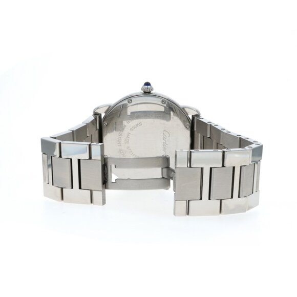 Cartier Ronde Solo de Cartier Sapphire Unisex Watch- Stainless Steel Quartz 3603 - Picture 6 of 7